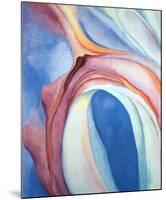 Music Pink and Blue-Georgia O'Keeffe-Mounted Art Print