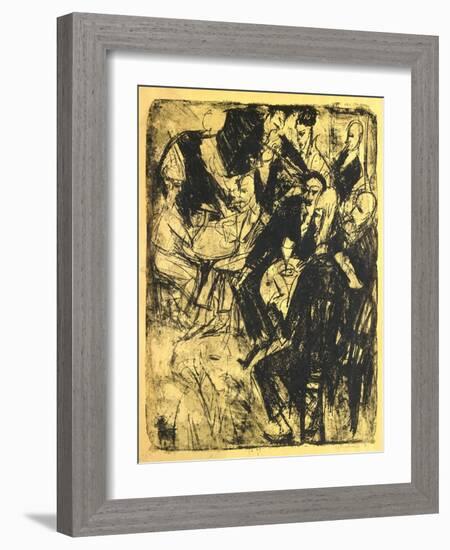 Music Restaurant-Ernst Ludwig Kirchner-Framed Giclee Print