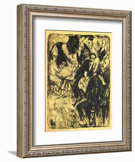 Music Restaurant-Ernst Ludwig Kirchner-Framed Giclee Print