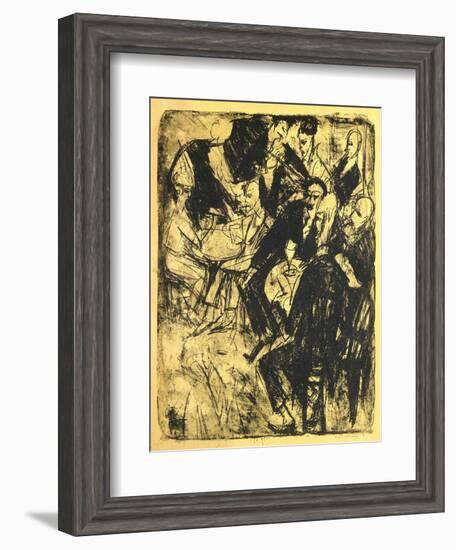 Music Restaurant-Ernst Ludwig Kirchner-Framed Giclee Print