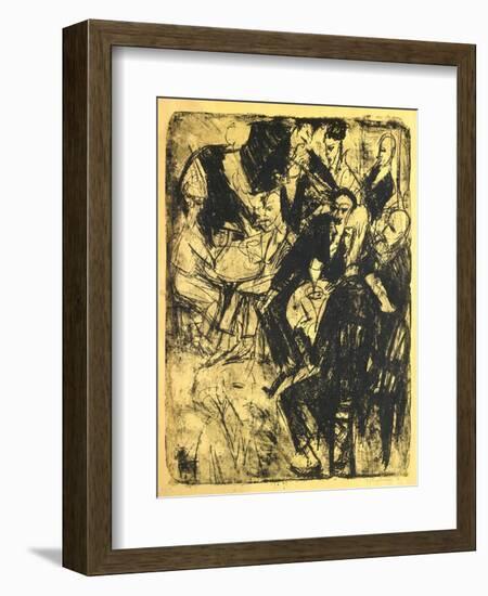 Music Restaurant-Ernst Ludwig Kirchner-Framed Giclee Print