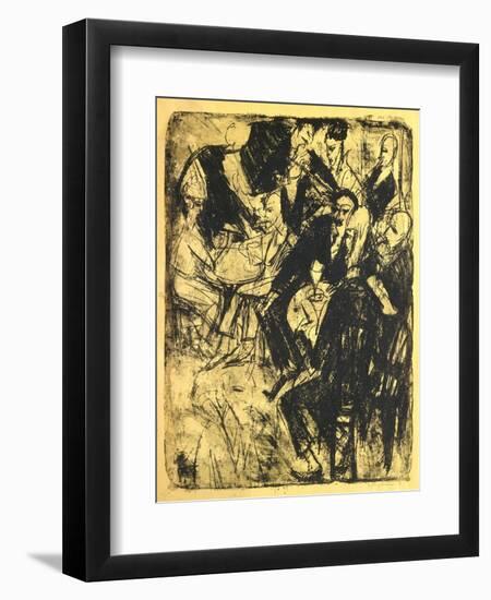 Music Restaurant-Ernst Ludwig Kirchner-Framed Giclee Print