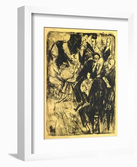 Music Restaurant-Ernst Ludwig Kirchner-Framed Giclee Print