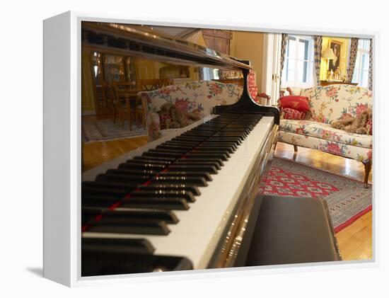 Music Room-null-Framed Premier Image Canvas