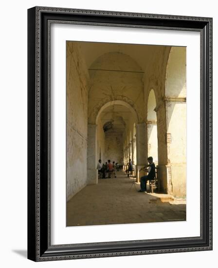 Music School at the Jesuit Mission, San Jose De Chiquitos, Bolivia, South America-Mark Chivers-Framed Photographic Print