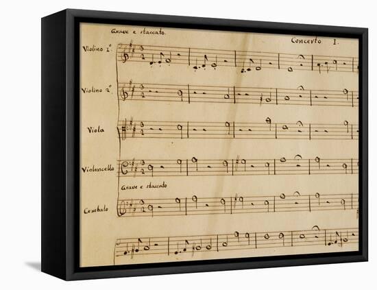 Music Score from Opera I-Arcangelo Corelli-Framed Premier Image Canvas
