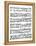 Music Score of Johann Sebastian Bach-null-Framed Premier Image Canvas