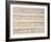 Music Score of Variations for Piano Four Hands-null-Framed Giclee Print