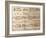 Music Sheet of Sonata No 1-Domenico Scarlatti-Framed Giclee Print