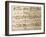 Music Sheet of Sonata No 1-Domenico Scarlatti-Framed Giclee Print