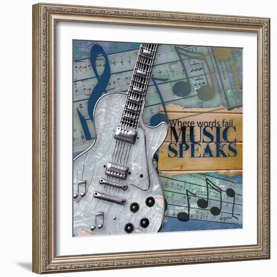 Music Speaks-Diane Stimson-Framed Premium Giclee Print