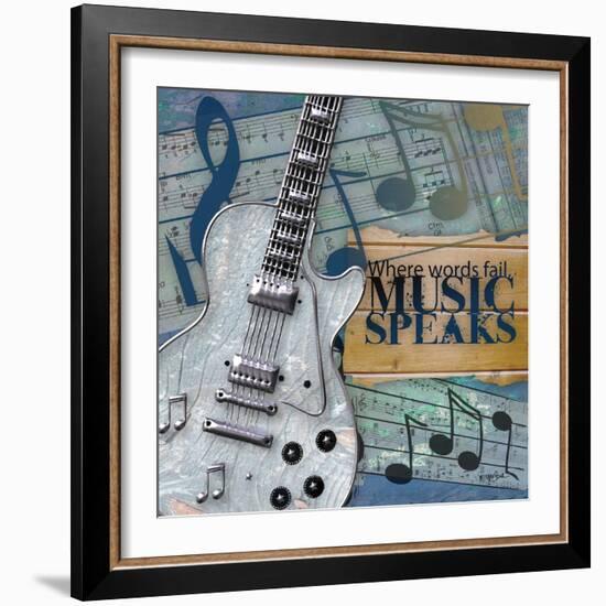 Music Speaks-Diane Stimson-Framed Premium Giclee Print