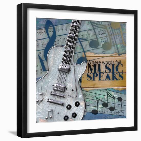 Music Speaks-Diane Stimson-Framed Premium Giclee Print