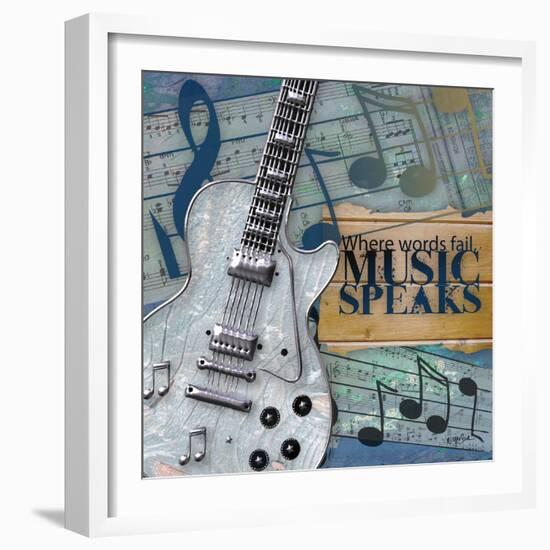 Music Speaks-Diane Stimson-Framed Premium Giclee Print