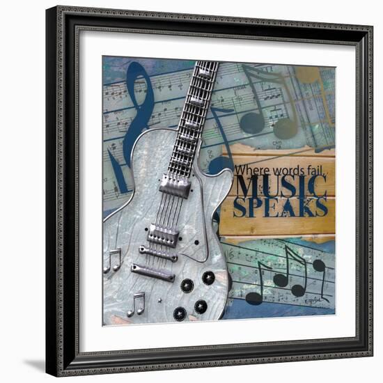 Music Speaks-Diane Stimson-Framed Premium Giclee Print