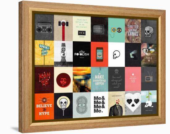 Music Technology Media-Hannes Beer-Framed Stretched Canvas