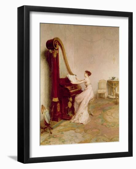 'Music When Soft Voices Die, Vibrates in the Memory' (Shelley)-William Quiller Orchardson-Framed Giclee Print