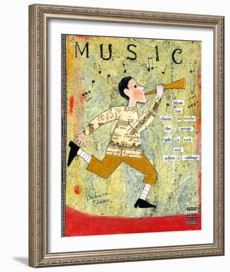 Music-Barbara Olsen-Framed Giclee Print