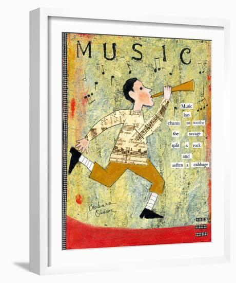 Music-Barbara Olsen-Framed Giclee Print