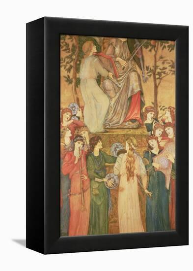 Music-Edward Burne-Jones-Framed Premier Image Canvas