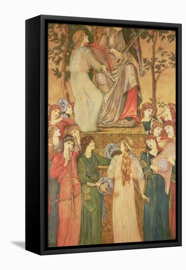 Music-Edward Burne-Jones-Framed Premier Image Canvas