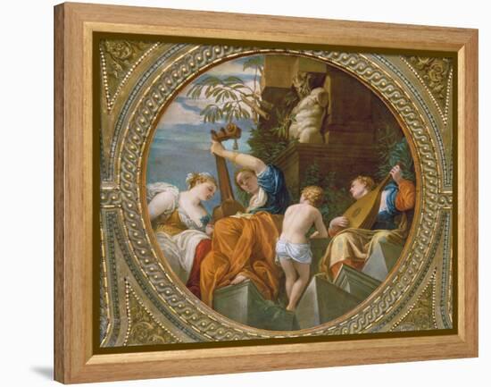 Music-Paolo Veronese-Framed Premier Image Canvas