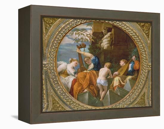 Music-Paolo Veronese-Framed Premier Image Canvas