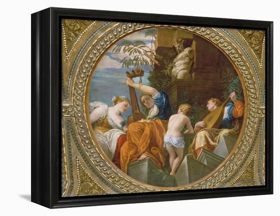 Music-Paolo Veronese-Framed Premier Image Canvas