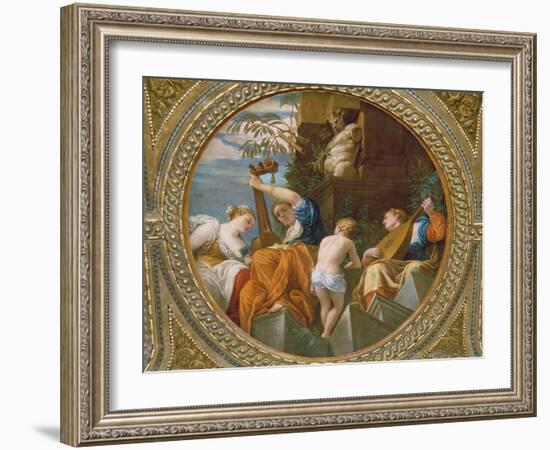 Music-Paolo Veronese-Framed Giclee Print