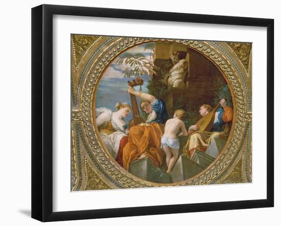 Music-Paolo Veronese-Framed Giclee Print