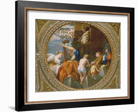 Music-Paolo Veronese-Framed Giclee Print