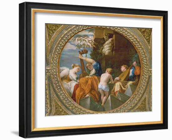 Music-Paolo Veronese-Framed Giclee Print
