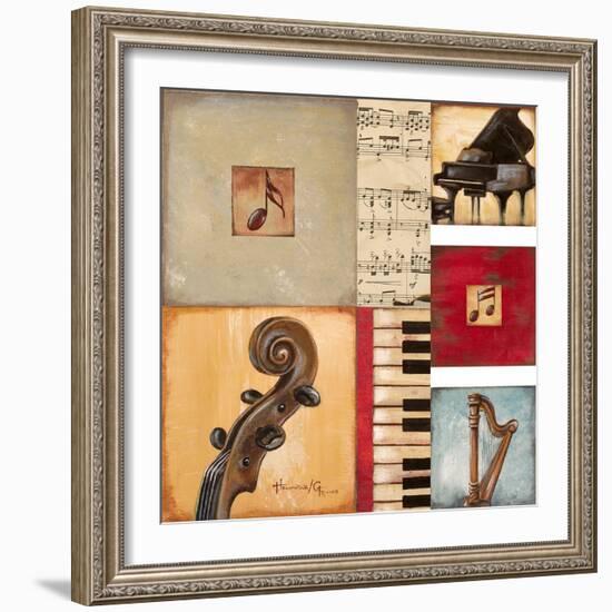 Music-Hakimipour-ritter-Framed Art Print