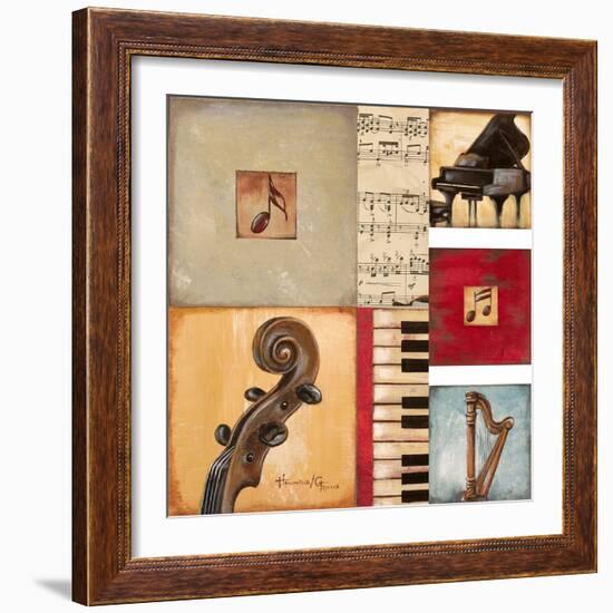 Music-Hakimipour-ritter-Framed Art Print