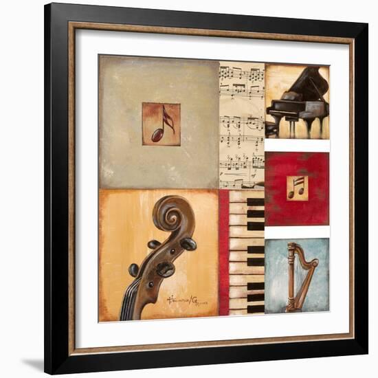 Music-Hakimipour-ritter-Framed Art Print