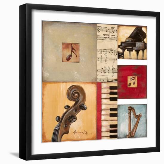 Music-Hakimipour-ritter-Framed Art Print