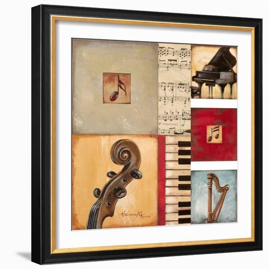 Music-Hakimipour-ritter-Framed Art Print