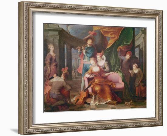 Music-Jacques Francois Courtin-Framed Giclee Print