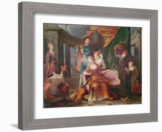 Music-Jacques Francois Courtin-Framed Giclee Print