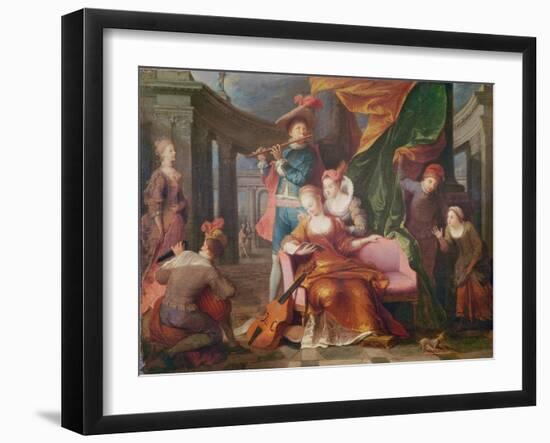 Music-Jacques Francois Courtin-Framed Giclee Print