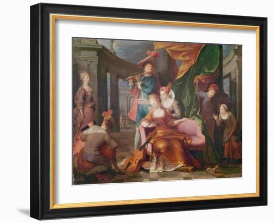 Music-Jacques Francois Courtin-Framed Giclee Print