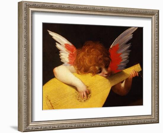 Musical Angel, 1521-Rosso Fiorentino-Framed Giclee Print