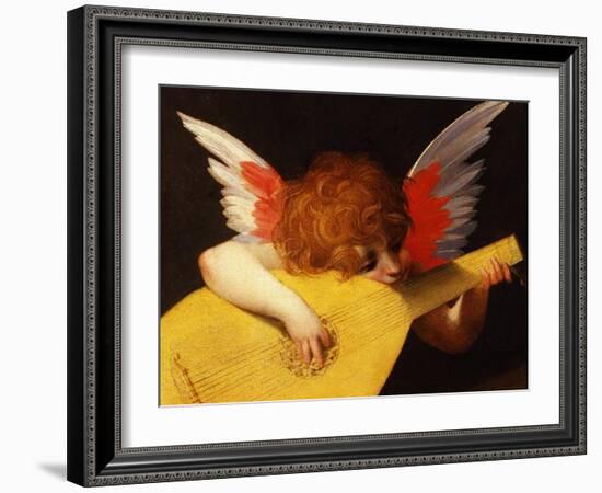 Musical Angel, 1521-Rosso Fiorentino-Framed Giclee Print