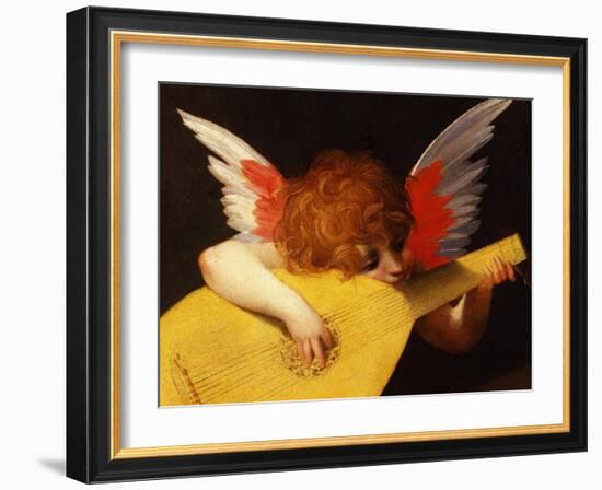 Musical Angel, 1521-Rosso Fiorentino-Framed Giclee Print