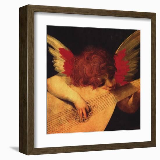 Musical Angel-Rosso Fiorentino (Battista di Jacopo)-Framed Art Print