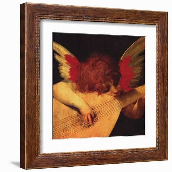 Musical Angel-Rosso Fiorentino (Battista di Jacopo)-Framed Art Print