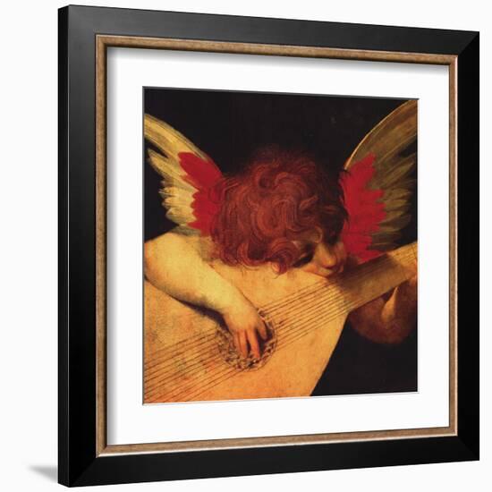 Musical Angel-Rosso Fiorentino (Battista di Jacopo)-Framed Art Print