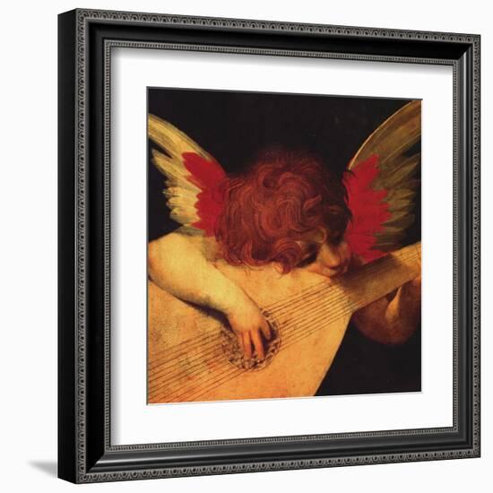 Musical Angel-Rosso Fiorentino (Battista di Jacopo)-Framed Art Print