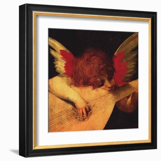 Musical Angel-Rosso Fiorentino (Battista di Jacopo)-Framed Art Print