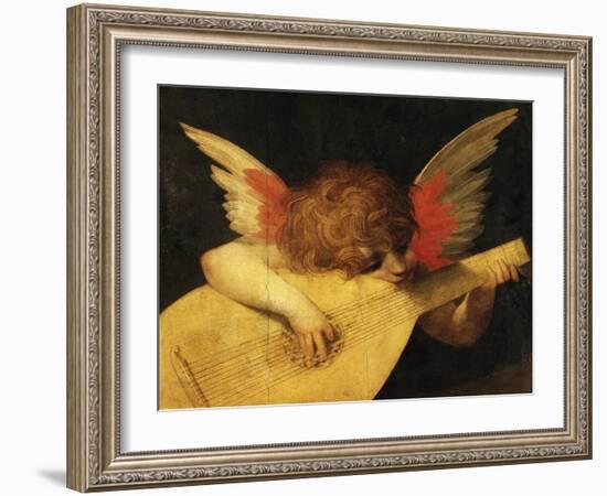 Musical Angel-Rosso Fiorentino-Framed Giclee Print